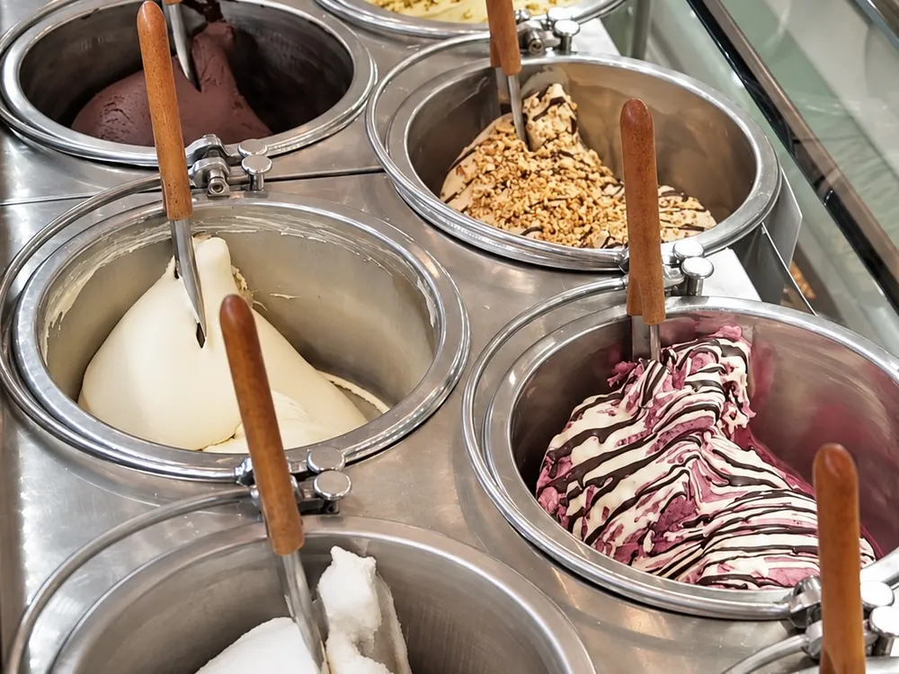 I pozzetti del gelato artigianale, con le palette